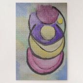 Planeten Abstracte Art Jigzaag Puzzle Legpuzzel (Verticaal)