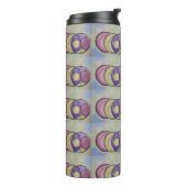 Planeten Abstracte Kunst Thermische Tumbler Thermosbeker (Gedraaid links)