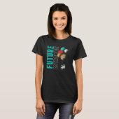 Planeten ballon Kinder Outer Space Science Future T-shirt (Voorkant volledig)