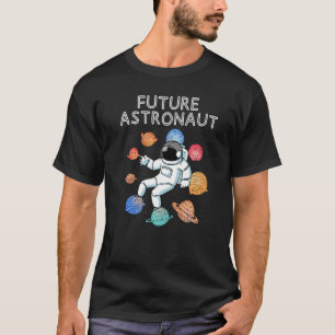 Planeten Buitenruimte Junior Astronaut Stelsel Toe T-shirt