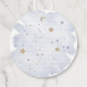 Planeten buitenruimtesolaxy Birthday Dank je Bedankjes Labels (Achterkant)