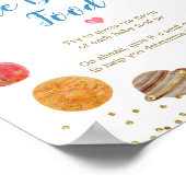 Planeten buitenruimtesolaxy raden de Baby Poster (Hoek)