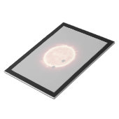 Planeten die de rode dwergster in Trappist-1 overs Notitieblok (Schuin)