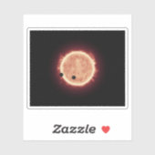 Planeten die de rode dwergster in Trappist-1 overs Sticker (Vel)