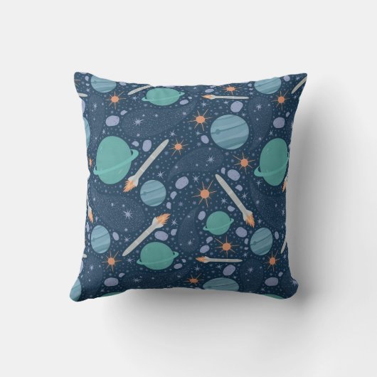 Planeten en raketten melkweg kussen (Achterkant)