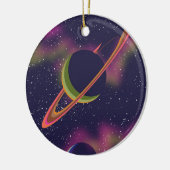 Planeten en sterren keramisch ornament (Links)