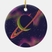 Planeten en sterren keramisch ornament (Achterkant)