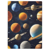 Planeten in de Buitenruimte 2 Klembord (Achterkant)
