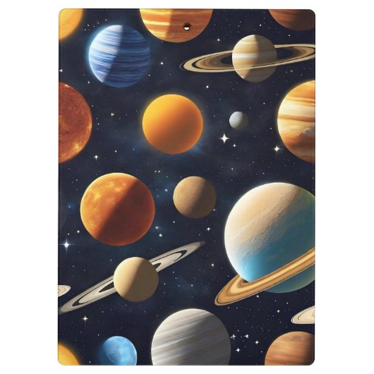 Planeten in de Buitenruimte 2 Klembord (Achterkant)