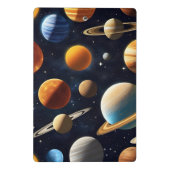 Planeten in de buitenruimte 2 mini klembord (Achterkant)