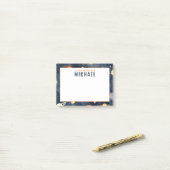 Planeten in de buitenruimte Aangepaste Lunchbox Post-it® Notes (Op bureau)