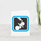 Planeten in de ruimte kaart (Voorkant)