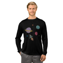 Planeten in de ruimte T-shirt