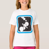 Planeten in de ruimte t-shirt (Voorkant)