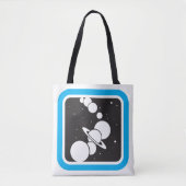 Planeten in de ruimte tote bag (Voorkant)
