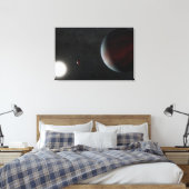Planeten in een baan rond de zonachtige ster Epic  Canvas Afdruk (Insitu (Slaapkamer))
