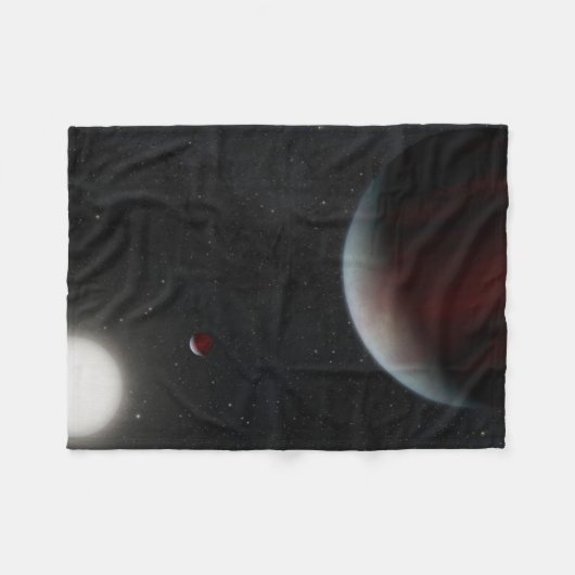 Planeten in een baan rond de zonachtige ster Epic  Fleece Deken (Voorkant (Horizontaal))