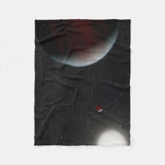 Planeten in een baan rond de zonachtige ster Epic  Fleece Deken (Voorkant)