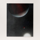 Planeten in een baan rond de zonachtige ster Epic Legpuzzel (Verticaal)