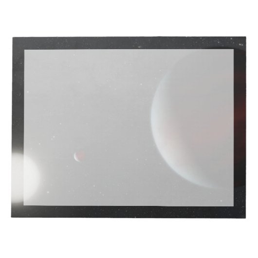 Planeten in een baan rond de zonachtige ster Epic  Notitieblok (Voorkant)