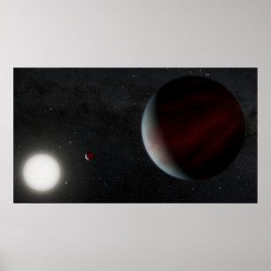 Planeten in een baan rond de zonachtige ster Epic  Poster