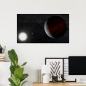 Planeten in een baan rond de zonachtige ster Epic  Poster (Thuiskantoor)