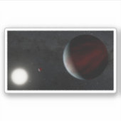 Planeten in een baan rond de zonachtige ster Epic  Sticker (Voorkant)