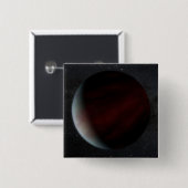 Planeten in een baan rond de zonachtige ster Epic  Vierkante Button 5,1 Cm (Voorkant /achterkant)