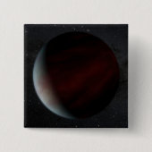 Planeten in een baan rond de zonachtige ster Epic  Vierkante Button 5,1 Cm (Voorkant)