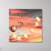 Planeten in overvloed canvas afdruk (Voorkant)