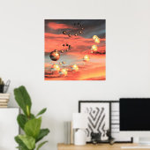 Planeten in overvloed poster (Thuiskantoor)