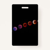 Planeten in zonnestelsel zoals het leven badge (Achterkant)