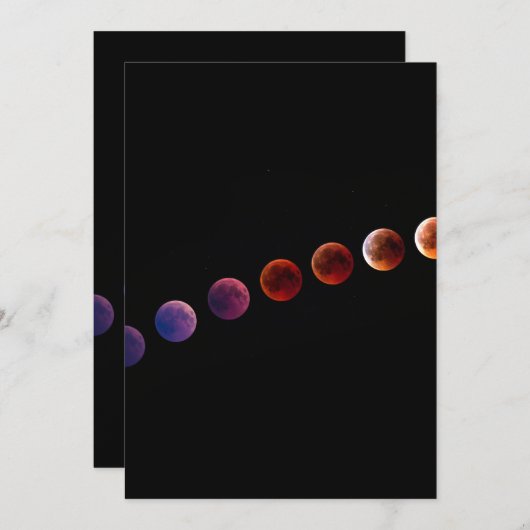 Planeten in zonnestelsel zoals het leven kaart (Voorkant / Achterkant)