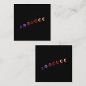 Planeten in zonnestelsel zoals het leven notitiekaartje (Voorkant / Achterkant)