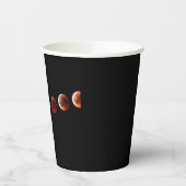 Planeten in zonnestelsel zoals het leven papieren bekers (Links)