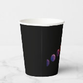 Planeten in zonnestelsel zoals het leven papieren bekers (Rechts)