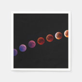 Planeten in zonnestelsel zoals het leven servet (Voorkant)