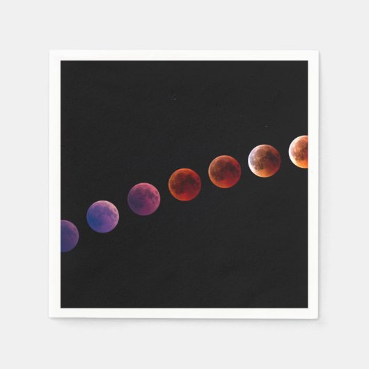 Planeten in zonnestelsel zoals het leven servet (Voorkant)