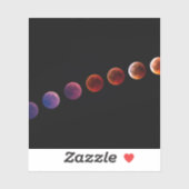 Planeten in zonnestelsel zoals het leven sticker (Vel)