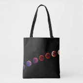 Planeten in zonnestelsel zoals het leven tote bag (Voorkant)