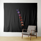 Planeten in zonnestelsel zoals leven wandkleed (In Situ (horizontaal))