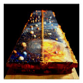 Planeten ingebed perfect poster (Voorkant)