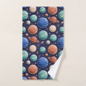 Planeten Intergalactische Handdoeken Set (Handdoek)