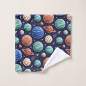 Planeten Intergalactische Handdoeken Set (Wasdoekje)