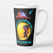 Planeten op één lijn voor mensen die groot durven latte mok (Rechts)