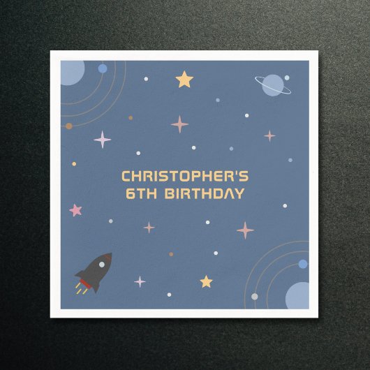 Planeten & Raket, Buitenruimte Verjaardagsservet Servet