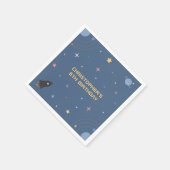 Planeten & Raket, Buitenruimte Verjaardagsservet Servet (Hoek)