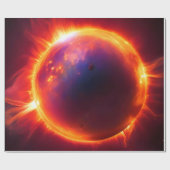 Planeten - ruimte - sterren - Melkwegstelsel Wrapp Cadeaupapier (Vlak)