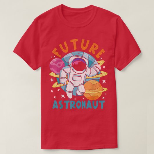 Planeten Space Science Astronomie Lover Kinder Fut T-shirt (Design voorkant)