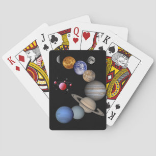 Planeten speelkaartdek pokerkaarten